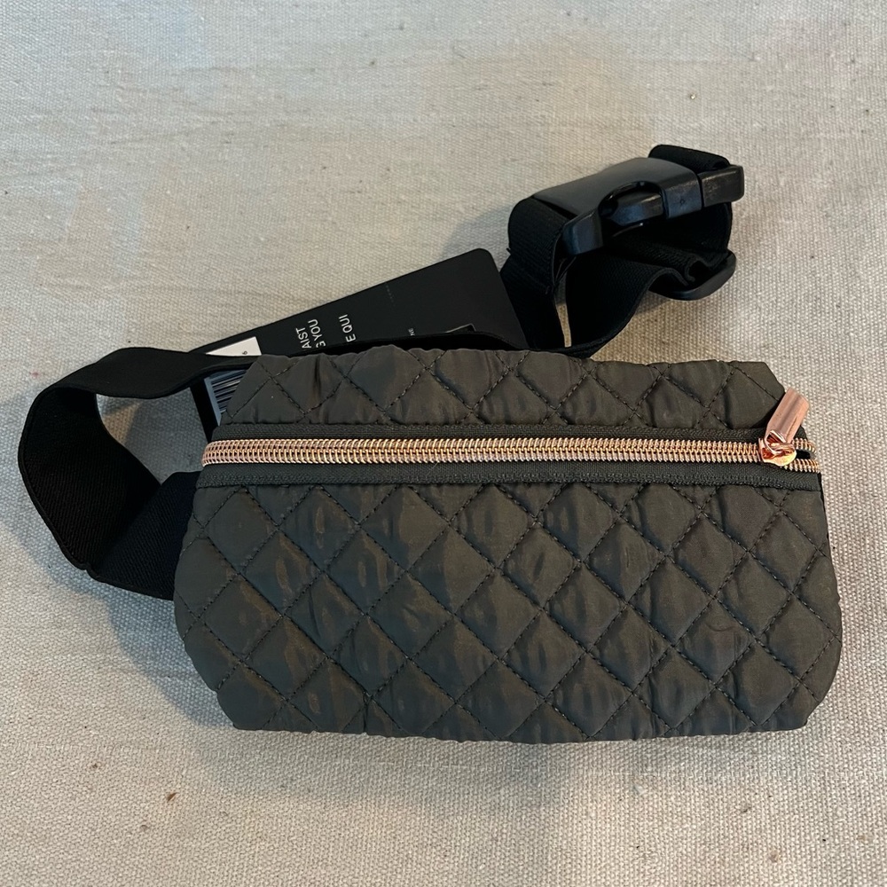 Quilted Waist Pack Bag - Picture 4 of 6